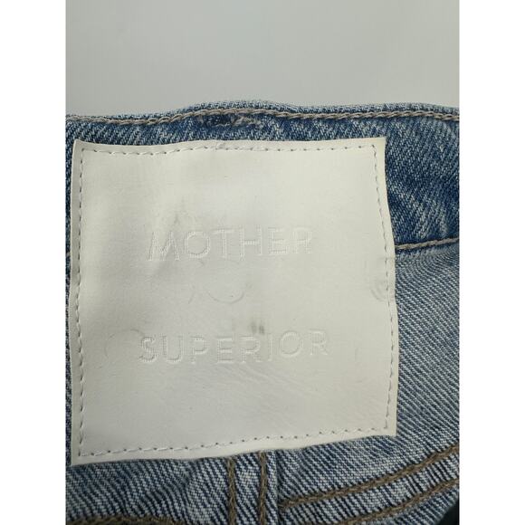 Mother Superior The Dogger Skimp Cuff Jeans Size 30 Wide Leg Leap of Face $268 - Picture 7 of 13